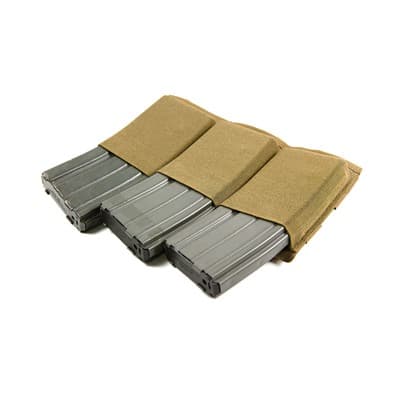 Ten-Speed M4 Magazine Pouche Molle Mount - Triple M4 Magazine Pouch Molle Mount Coyote Brown