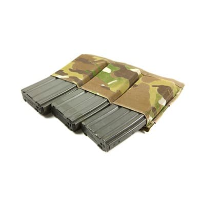 Ten-Speed M4 Magazine Pouche Molle Mount - Triple M4 Magazine Pouch Molle Mount Multicam