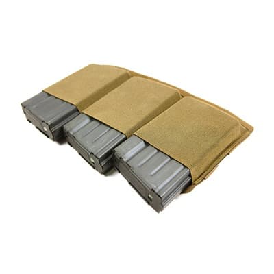 Ten-Speed 308 Magazine Pouche Molle Mount - Triple 308 Magazine Pouch Molle Mount Coyote Brown