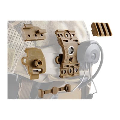 Knuckl Helmet Mount Kit - Knuckl Kit No Lanyard Flat Dark Earth