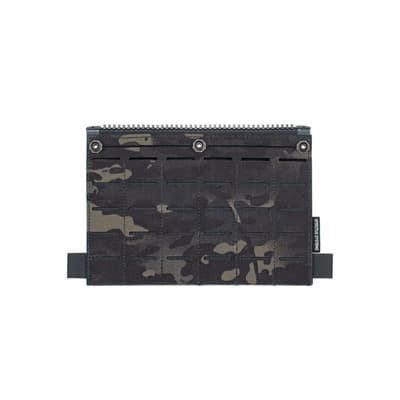Back Panel Molle Flap - Back Panel Molle Flap Multicam Black