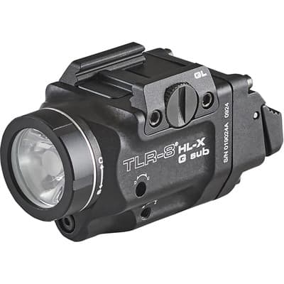 Tlr-8 Hl-X Sub Tactical Light W/Green Laser - Tlr-8 Hl-X G Sub Tact Light W/Gn Laser For Glock 43x/48 Mos
