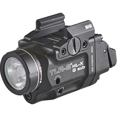 Tlr-8 Hl-X Sub Tactical Light W/Green Laser - Tlr-8 Hl-X G Sub Tactical Light W/Gn Laser For P365/Xl Black