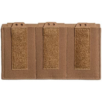 Temp Triple Elastic Magazine Pouch 5.56 Mag Holder - Temp Triple Elastic Magazine Pouch For 5.56 Mags Coy Brown