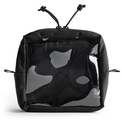 ''''pouch Somewhere'''' Accessory Pouch - Pouch Somewhere Accessory Pouch Hook & Loop Black