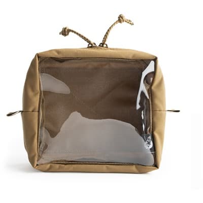 ''''pouch Somewhere'''' Accessory Pouch - Pouch Somewhere Accessory Pouch Hook & Loop Coyote Brown