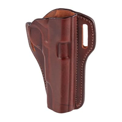 Bianchi (Safariland) #57 Remedy  Open Top Belt Slide Holster - #57 Remedy Open Top 1911 Government Tan Rh