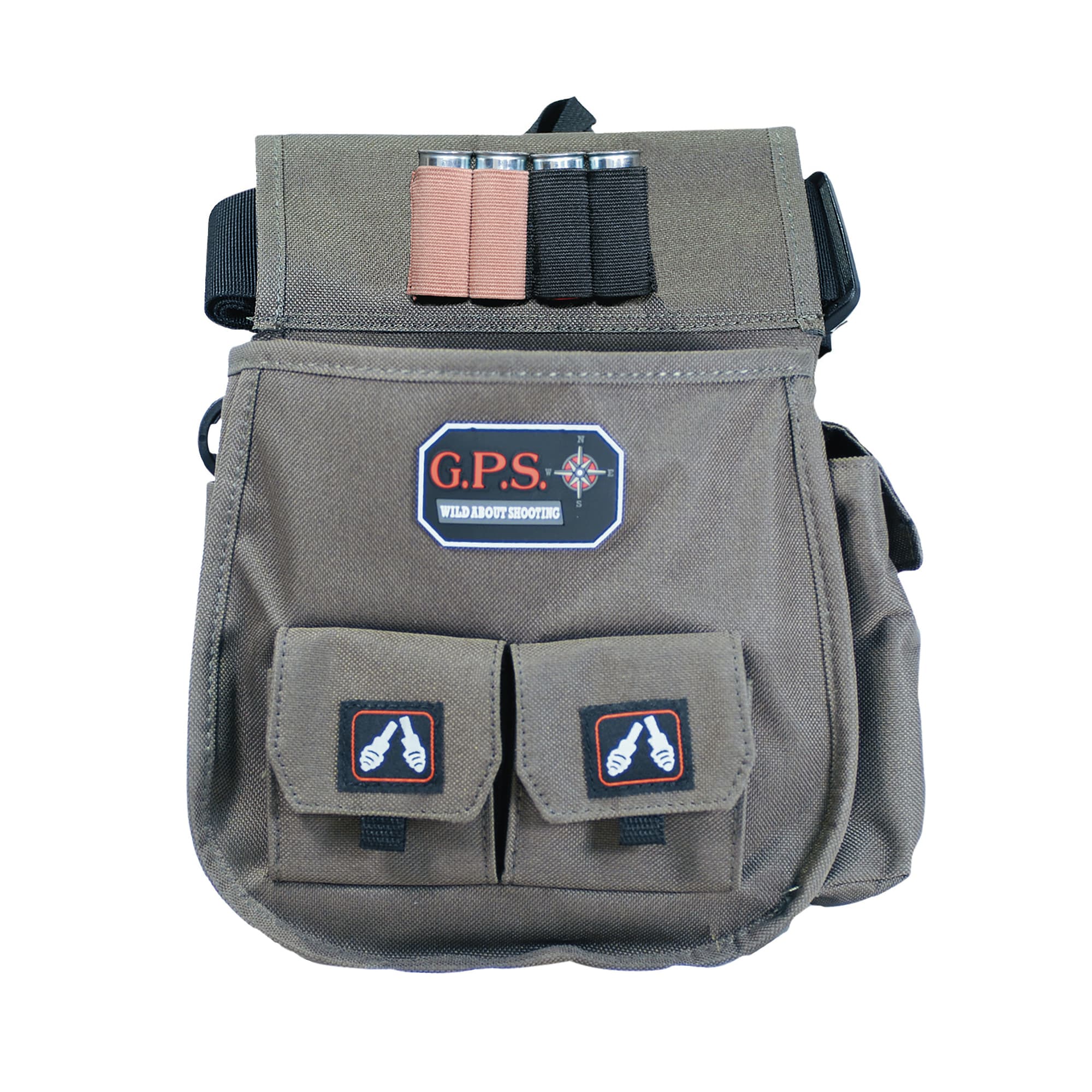 GPS Bag Deluxe 600D Polyester Double Shell Pouch, Olive - GPS1093CSP