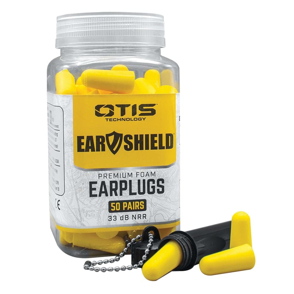 Otis Ear Shield Foam Earplug - 33 dB, Yellow, Hearing Protection - FGESHFPNC50