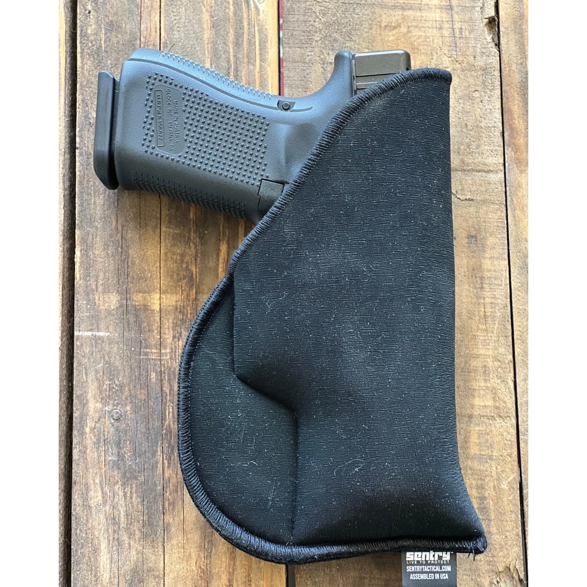 Sentry HexGrip Nylon IWB Holster Ambidextrous, Black - 35WB02BK