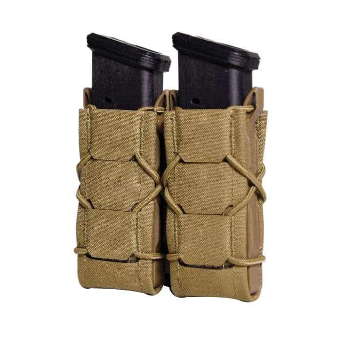 High Speed Gear Inc. Gen 2 Double Pistol Taco Double Magazine Pouch, Coyote Brown