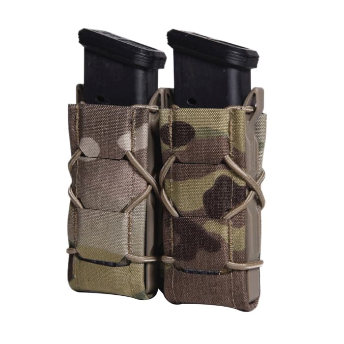 High Speed Gear Inc. Gen 2 Double Pistol Taco Double Magazine Pouch, Multicam
