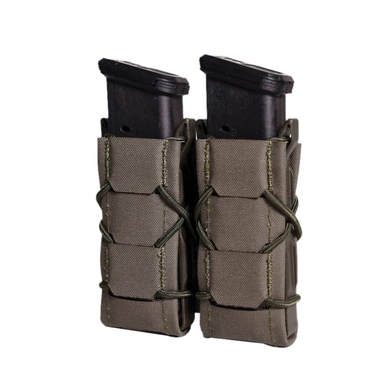 High Speed Gear Inc. Gen 2 Double Pistol Taco Double Magazine Pouch, OD Green