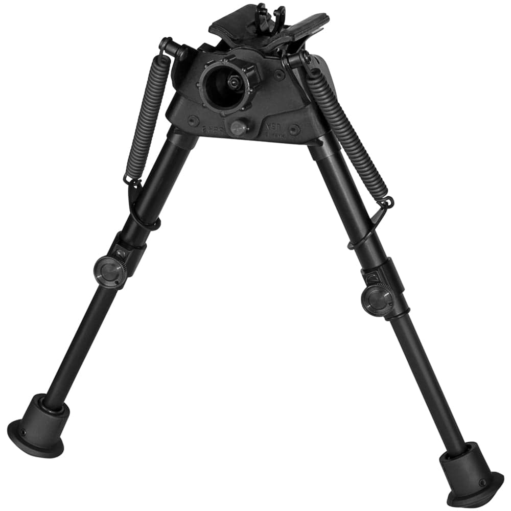 Harris Sling Swivel Stud Attachment Bipod 6" - 9", Black