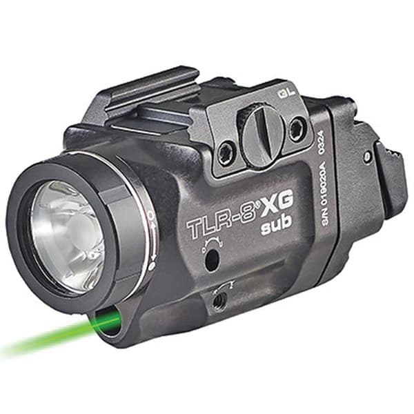 Streamlight TLR-8 X G Sub Multi-Fuel Weapon Light w/Green Laser 500 lm