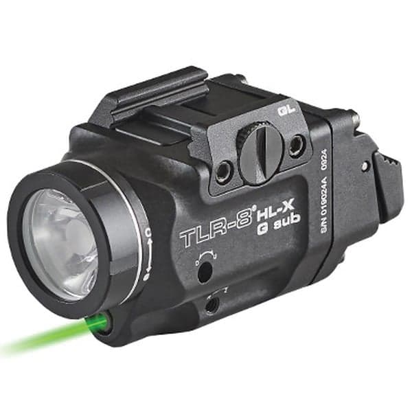 Streamlight TLR-8 HL-X G Sub USB Multi-Fuel Tactical Weapon Light w/Green Laser 1000 lm