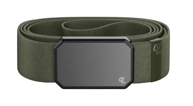 Groove Life Nylon Belt - Olive/Gunmetal