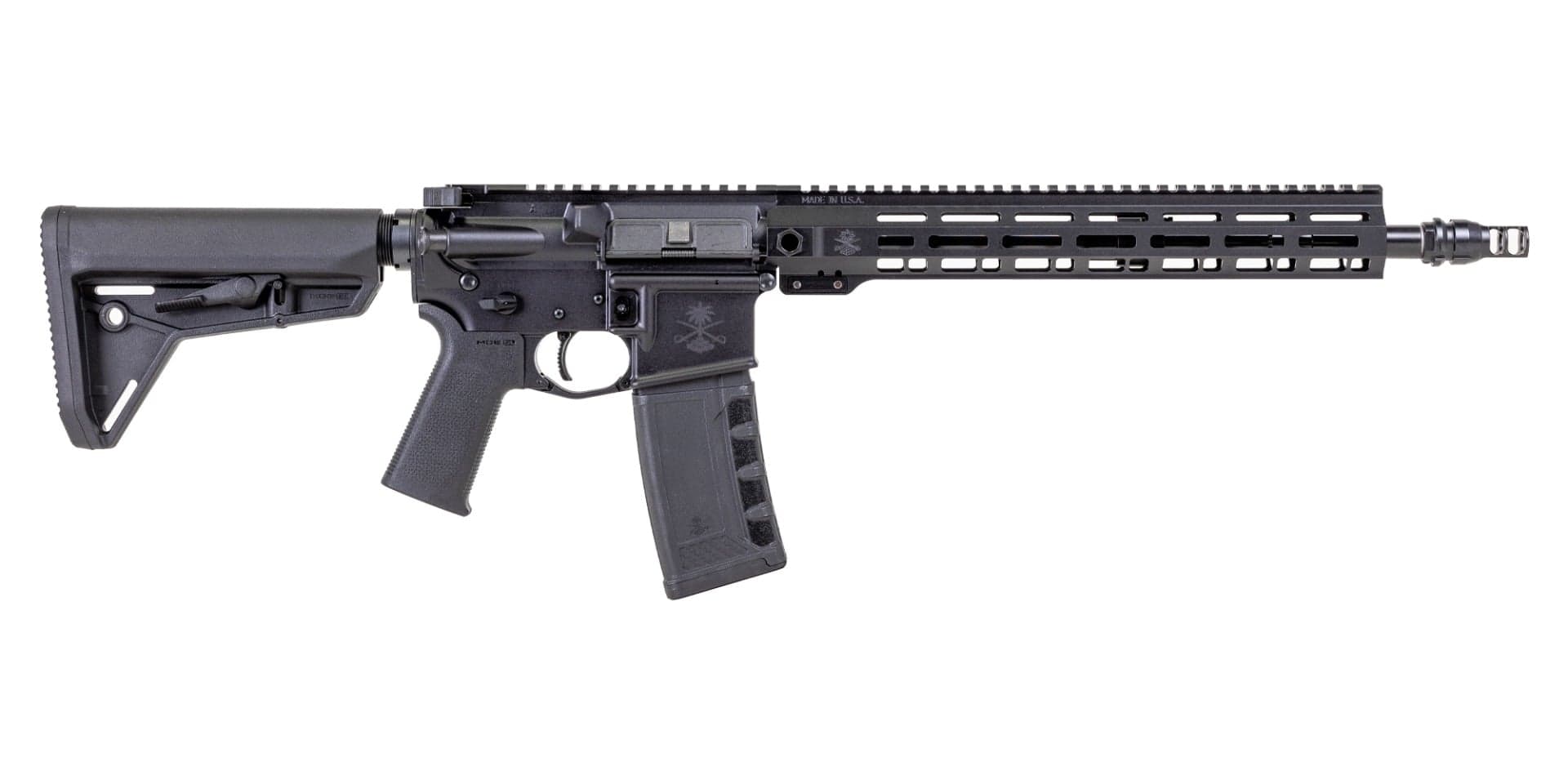 PSA "Sabre" Forged 14.5" .223 Wylde M4 13" Sabre QD Rail with Pin/Weld JMAC Keymo Mount & Magpul SL Furniture