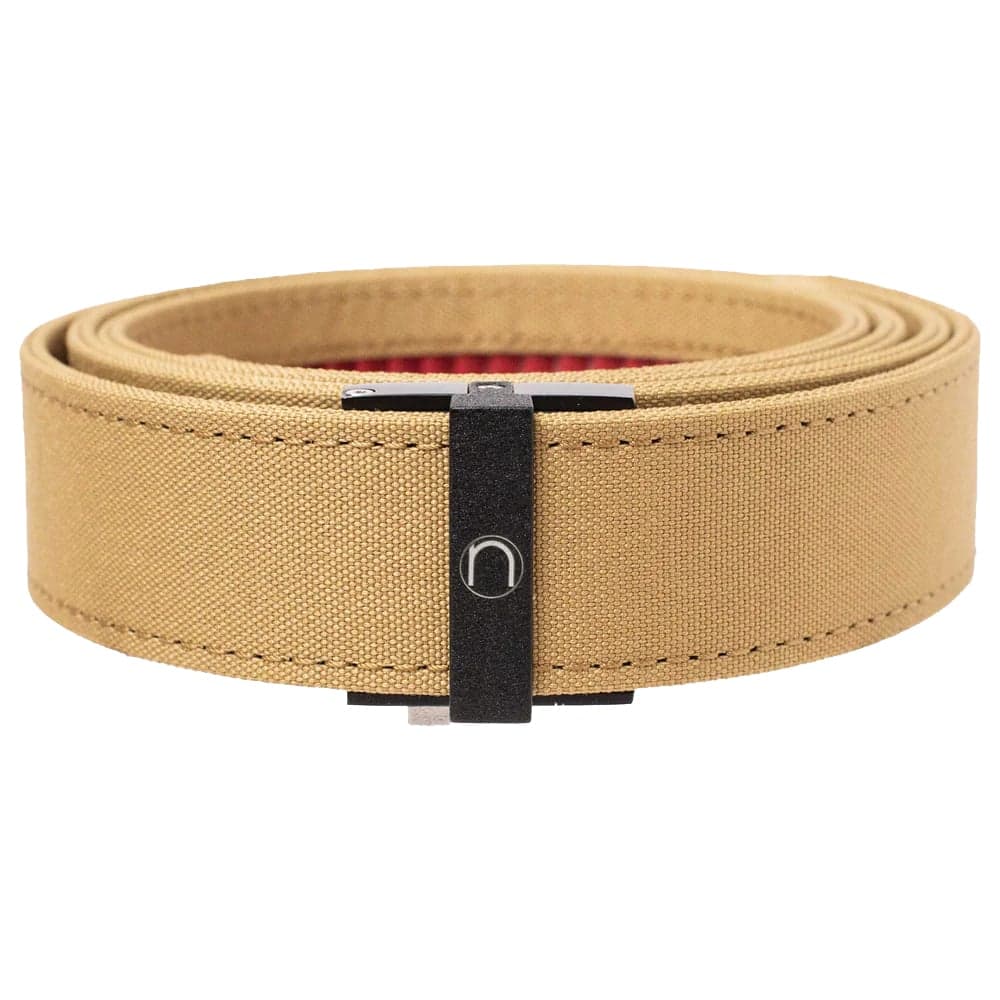 Nexbelt Thin Bar Supreme Appendix 1.5" EDC Gun Belt, Coyote - PCS1770