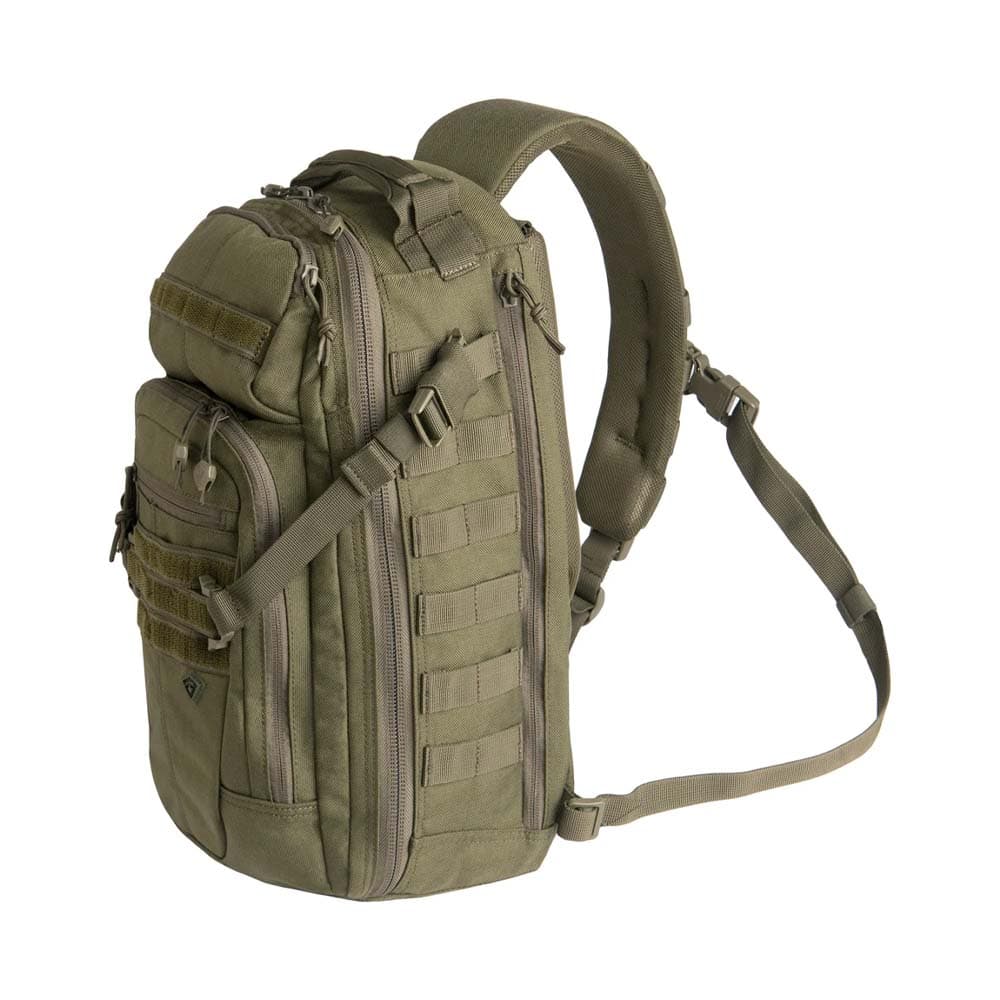 First Tactical Crosshatch Sling Pack Bag, OD Green