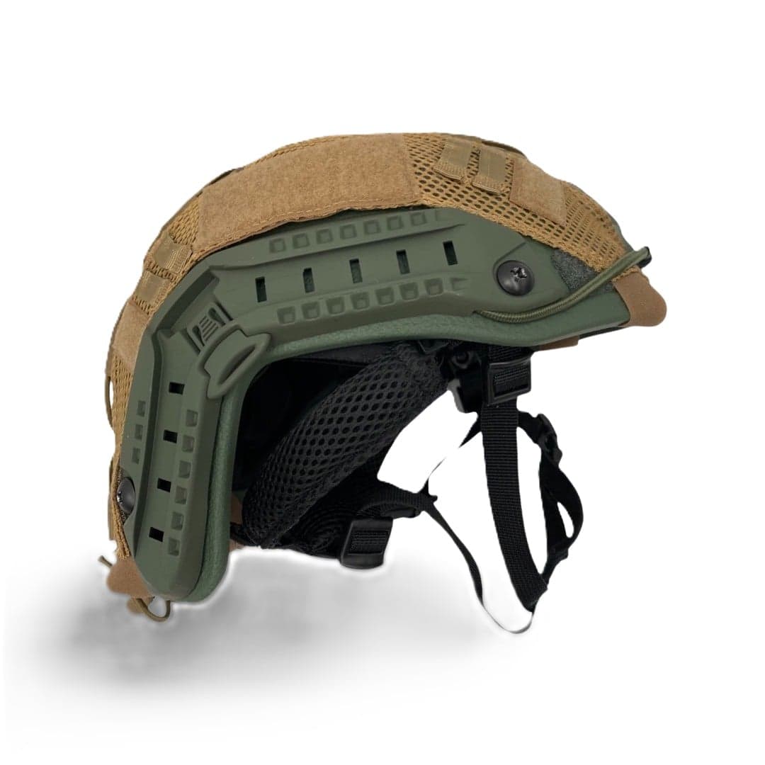 Guard Dog Body Armor Level IIIa Ballistic Helmet Green W/ Multicam