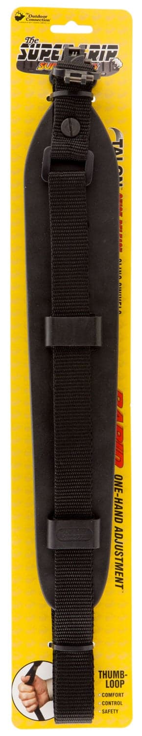 The Outdoor Connection Super Grip Sling w/ Swivels, Black - SGSS-20970
