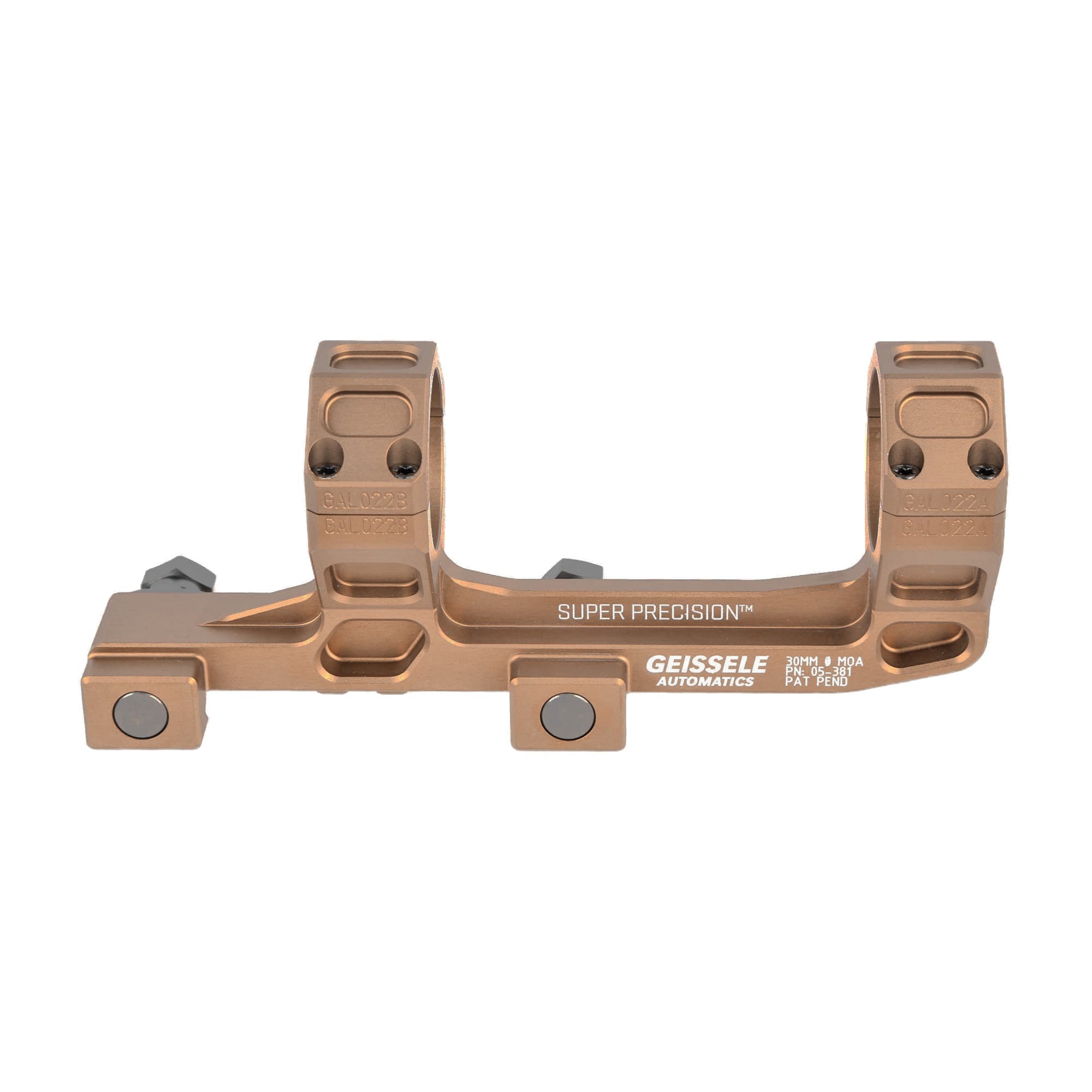 Geissele Super Precision Extended Mount 30mm, Desert Dirt - 05381S