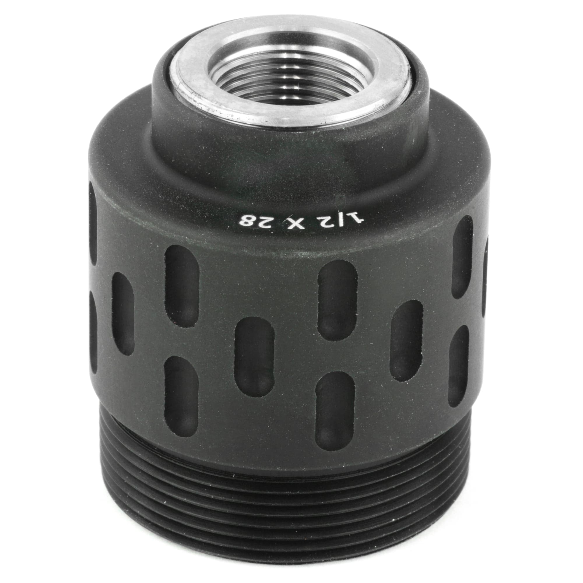 Gemtech Threaded Rear Mount, 1/2X28, Black Finish - 12172