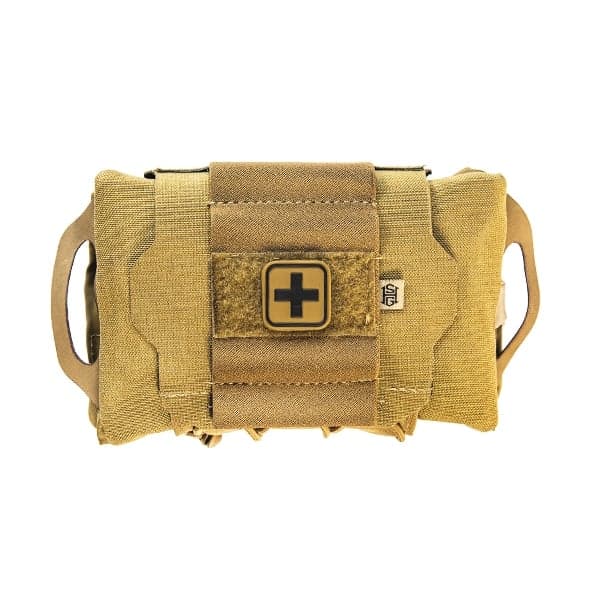 High Speed Gear Inc. Reflex 8" x 3" x 5.50" Full System IFAK Pouch, Coyote Brown