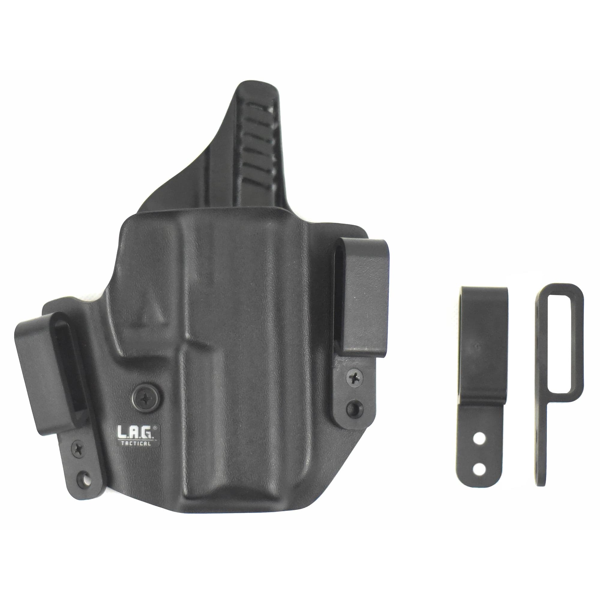 Lag Tactical Defender Right Hand IWB Holster for Springfield Hellcat Pro, Black - 3057