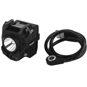 Alliance Consumer Group IProtec RM185LSG Rail-Mount Firearm Light with Green Laser Black 185 Lumen White Light