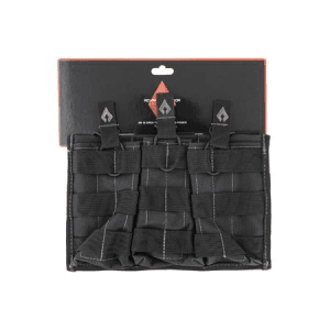 Advance Warrior Solutions Double Mag Pouch Open Top Black Molle