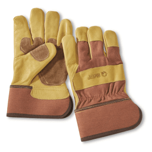 Guide Gear Open Cuff Insulated Leather Work Gloves
