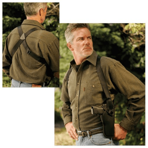 Uncle Mike's Vert Shoulder Holster Kodra Black Size 5, Rh