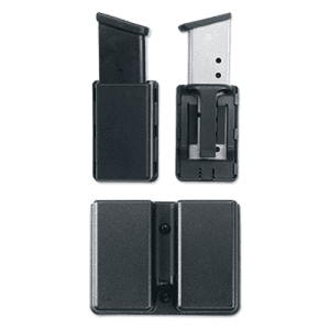 Uncle Mike's Double Mag Case Kydex Blk Double Stack, Belt Loop