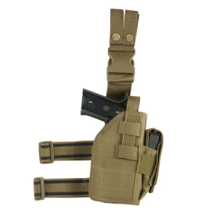 Ncstar 2954 Drop Leg Universal Holster - Tan Right Hand
