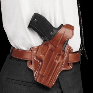 Galco Fl118 Fletch Owb Tan Leather Belt Slide Fits Ruger Sp101 Fits Colt Detective Special Right Hand