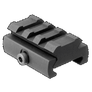 Aim Sports ML109 Riser Mount Picatinny Weaver Low Profile Aluminum 0.50 Inch Height