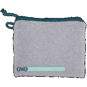 Allen Girls With Guns 9074 Storage Pouch Gray W/Blue Accents Polyester Holds Handgun