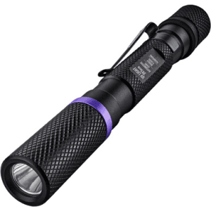 Police Security Flashlights UV Flashlight 395nm Aluminum Penlight Two AAA