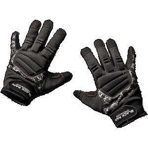 Black Rain Ordnance TACTGLOVEBLK/GRYXL Tactical Gloves Black/Gray XL Velcro