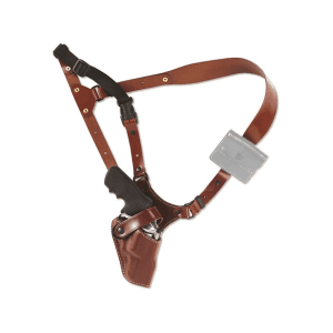Galco Great Alaskan Shoulder Holster Right Hand Colt King Cobra 6", Python 6", Dan Wesson 357 6" Leather Tan