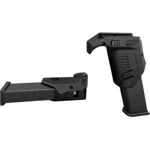 Recover Tactical Mg45 Angled Picatinny Foregrip With Magazine Pouch For Large Frame Glock Polymer Catch Black