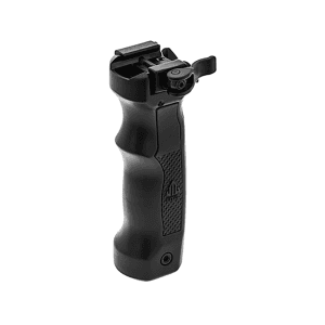 Utg Leapers Utg D Grip Vertical Picatinny Foregrip With Deployable Bipod Picatinny Rail Mount Black