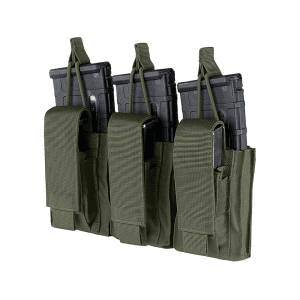 Condor Triple Kangaroo Gen 2 Rifle And Pistol Magazine Pouch Ranger Green