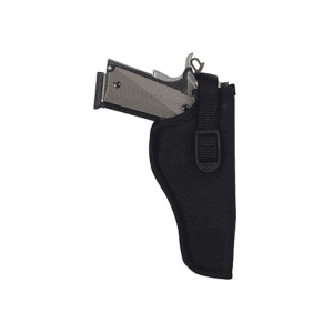 Uncle Mike's Sidekick Owb Holster Right Hand Medium And Large Frame Double Action Revolver 4" Nylon Black