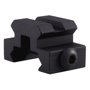 Yankee Hill Machine Picatinny Mini Riser Mount 1/2" High 3/4" Long Aluminum Matte Black