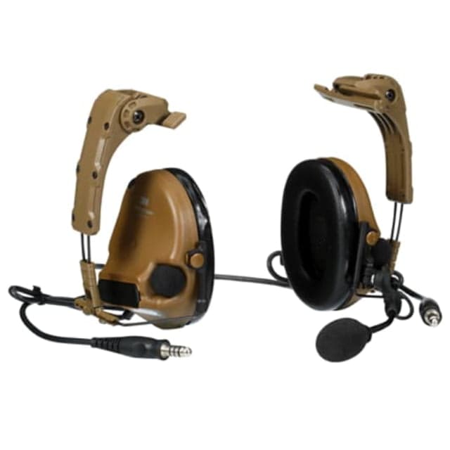 3M Peltor Comtac VI NIB Headset w/IHPS Attachment Dual Lead Coyote Brown MT20H682HPS-19N CY