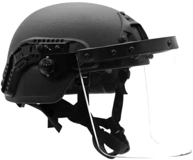Ace Link Armor Anti-Riot Ballistic Visor For Tactical Helmet One Size