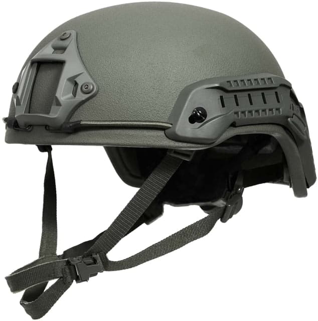 Ace Link Armor High Cut Ballistic Helmet Green Large